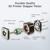 1 x RAW Customer Returns GEEETECH 3D printer motors, stepper motor 3D printer, 42 x 40 mm, 2 phases, 40 Ncm, 1.68 A, 1.8 degrees, 4 wires with 0.7 m cable and connector for 3D printer, CNC machine - RRP €16.72