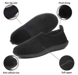 1 x RAW Customer Returns Eagsouni Men s Slippers Women s Slippers Warm Plush Soft Faux Fur Home Shoes with Winter Slippers,Black,40 EU - RRP €29.99