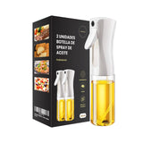 1 x RAW Customer Returns Tempotech Original 2 Units Glass Olive Oil Spray for Air Fryer - Special Air Fryer Accessories - Silicone Glass Cooking Oil Sprayer - 220 ml Oil Bottle - RRP €17.87