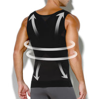 1 x RAW Customer Returns Casey Kevin Shapewear Undershirt Men, Tummy Control Undershirt Men, Compression Underwear Tank Top Men, Compression Shirt Men Body Shaper - RRP €23.99