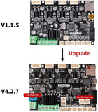 4 x RAW Customer Returns Creality 3D Upgrade 32 Bit Motherboard Silent Mainboard V4.2.7 with TMC2225 Driver Marlin 2.0.1 for Ender 3 Ender 3 V2 Ender 3 Pro 3D Printer - RRP €199.96