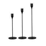 11 x Brand New Black candle holder set of 3 matt candle holders for tapered candles candle holder set for Christmas New Year s Eve wedding dining table centerpiece decoration black  - RRP €139.04