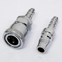 1 x RAW Customer Returns Air compressor connector coupling, air hose, quick connect, pneumatic fittings, set, mpressor connector, coupling, air hose, quick connect, pneumatic quick fitting set, 18 - RRP €24.0