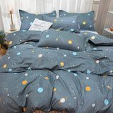 1 x RAW Customer Returns AShanlan Space Bedding 135x200 Children Boys Blue Planets Stars Universe Duvet Cover Universe Children s Bedding Set Reversible Motif Microfiber Boys Bedding with Pillowcase 80x80 cm - RRP €26.99