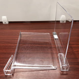 1 x RAW Customer Returns MSYU Pack of 6 Shelves Dividers Made of Transparent Acrylic for Closets, Clothes, Shoe Cabinets and Bedroom Organizer - RRP €20.4