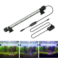 1 x RAW Customer Returns BELLALICHT LED Timer Aquarium Lighting - Aquarium Lamp White Blue Light with Built-in Timer Dimmer, Dimmable 10 Brightness Levels IP67 Waterproof Light for Fish Tank Plant, L-29 - RRP €22.18