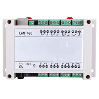 1 x RAW Customer Returns Ethernet RJ45 TCP IP Relay Remote Control Board 8 Channel Relay Module Board 10A Relay Controller Network Relay Switch Controller Module for Smart Home Control 250V AC with Case Black  - RRP €51.23