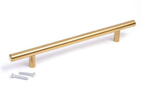 1 x RAW Customer Returns Gold Finish T-Shaped Handle Pull Handle for Kitchen Bedroom Bathroom - RRP €19.79