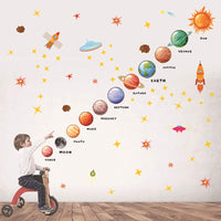 10 x Brand New Arquiel Wall Sticker Solar System Planets Wall Decal Space Wall Decoration for Children s Room Bedroom Living Room - RRP €107.4