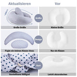 1 x RAW Customer Returns Chilling Home 2 in 1 Nursing Pillow XXL Pregnancy Pillow Side Sleeper Pillow for Baby, Pregnancy Pillow with Inner Pillow and Cotton Nursing Pillow Cover, Pillow Pregnancy Nursing Pillow Blue  - RRP €26.81