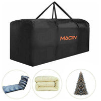 1 x RAW Customer Returns MAGIIN cushion bag storage bag, 173x76x51cm water-repellent Oxford protective cover for cushions with carrying handle for cushions, garden cushions, resistant to dirt - RRP €21.62