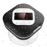 1 x RAW Customer Returns AGPTEK Bluetooth 4.1 Shower Radio with LED Digital Screen, Suction Cup, IPX4 Waterproof Wireless FM Radio Speaker with Redial and Hands-Free Function, for Outdoor, Shower, Black - RRP €27.07