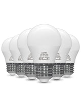 2 x Brand New LUTW E27 LED lamp G45, 5W LED light bulb replaces 40W incandescent lamps, Mini Globe G45, 450lm light source, 6500K cold white LED bulb, 220 beam angle energy saving lamp, not dimmable, 6 pieces - RRP €40.8