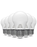 2 x Brand New LUTW E27 LED lamp G45, 5W LED light bulb replaces 40W incandescent lamps, Mini Globe G45, 450lm light source, 6500K cold white LED bulb, 220 beam angle energy saving lamp, not dimmable, 6 pieces - RRP €40.8