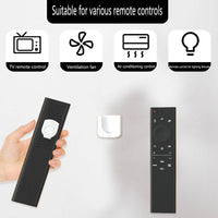 7 x Brand New TULEBOLIAN 4 Pack Magnetic Remote Control Holder, Remote Control Without Drilling Holes Remote Control Holder Wall, Wall Mount Remote Control, Multifunctional Holder for Remote Control Charging Socket - RRP €210.0