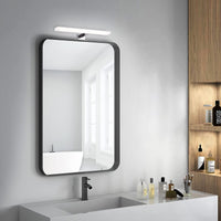 1 x RAW Customer Returns DILUMEN mirror lamp bathroom, 5w 600lm 30cm, bathroom mirror lighting, mirror light bathroom cold white 6000K, LED bathroom light 230v IP44 mirror lamp bathroom 30cm-6000K  - RRP €20.4