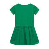 1 x Brand New Mud Kingdom Toddler Girls Green Dress Clover St. Patrick s Day Holiday Short Sleeve Cute Cartoon Dinosaur 3 Years - RRP €27.6