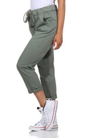 1 x RAW Customer Returns Women s jogging bottoms in boyfriend style sweatpants for leisure sports fitness yoga training 3569 as3, Numeric, Numeric 34, Numeric 40, Regular, Long, Olive  - RRP €19.99