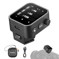 1 x RAW Customer Returns Godox X3-C TTL Wireless Flash Trigger for Canon Camera, 1 8000s HSS TTL TCM Function, Built-in Battery, Touch Screen Flash Transmitter, Compatible with Canon R5 R6 R7 5D 6D - RRP €96.8