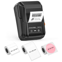 1 x RAW Customer Returns SUPVAN T50M Pro Bluetooth Label Printer with 3 Labels, Wide Waterproof Labels, Versatile App with 30 Fonts and Over 700 Icons, Label Maker for Retail, Office, Organization - RRP €47.21