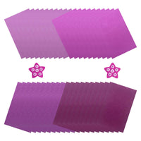 2 x Brand New 40 Pieces Felt Sheets, 20 30 cm Colorful Felt, for DIY Craft Manual Sewing Decoration, Purple - RRP €45.6