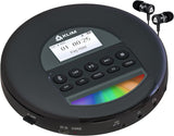 1 x RAW Customer Returns KLIM Nomad - NEW 2023 - Portable CD player Discman with long-lasting battery - Includes KLIM Fusion headphones - Compatible with CD-R, CD-RW, MP3 - With TF reader, radio FM, Bluetooth refurbished  - RRP €40.32