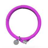 2 x Brand New Volo Rose Purple Bamboo Silicone Coated Cable Lock, 4 Position Coiled Combination Cable Bicycle Lock, Suitable for Road Bikes, MTB Bikes, Folding Bikes - RRP €60.0