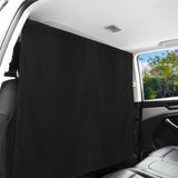 1 x RAW Customer Returns ZATOOTO Privacy Curtains, Suede Window Darkening Sun Shade for Car Front Rear Side Window, Removable Magnetic Camping Curtain, Compatible with Passenger Cars Black  - RRP €23.62