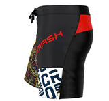 1 x RAW Customer Returns SMMASH compression pants men s sports pants short shorts Thaibox Muay Thai pants boxing pants sports pants training shorts breathable abrasion-resistant - RRP €51.76