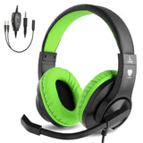 1 x RAW Customer Returns BlueFire Gaming Headset Compatible with Xbox One, Nintendo Switch, PC, Laptop, Tablet, Mobile Phone Blue, Green, Pink Green - RRP €13.87