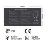 1 x RAW Customer Returns KETOTEK Seedling Heating Mat Plants Propagation Plant Heating Mats Seed Heat Mat Waterproof 230V 220V 21W - RRP €19.99