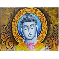 9 x Brand New Square Diamond Painting Set Full Large Buddha 50x40cm Square Stones DIY 5D Diamond Painting Pictures Adults Pictures Mosaic Cross Stitch Beads Pictures for Living Room Bedroom Office Wall Decor - RRP €183.6