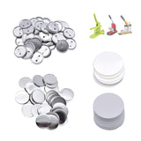 1 x RAW Customer Returns Set of 200 DIY Pins Buttons Design a Badge, Make Your Own Buttons, Button Set with Pin, for Handicrafts and Craft Activities 58mm 2.25inch  - RRP €49.74