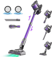 1 x RAW Customer Returns OLAYMEY cordless vacuum cleaner, 30Kpa 300W vacuum cleaner, wireless cordless vacuum cleaner, wireless vacuum cleaner up to 50 minutes running time for hard floors, carpets, animal hair - RRP €119.99