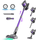 1 x RAW Customer Returns OLAYMEY cordless vacuum cleaner, 30Kpa 300W vacuum cleaner, wireless cordless vacuum cleaner, wireless vacuum cleaner up to 50 minutes running time for hard floors, carpets, animal hair - RRP €119.99