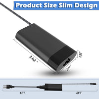 1 x RAW Customer Returns 65W Slim Travel USB C AC Charger Compatible with HP Specter x360 HP Elitebook 840 x360 HP ProBook 430 HP Elite x2 HP Chromebook x360 HP Envy x360 Laptop Power Adapter Cable - RRP €37.99