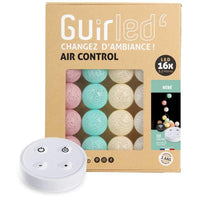 1 x RAW Customer Returns GuirLED - LED Cotton Balls Fairy Lights USB - Wireless Remote Control - Baby Night Light 2h - Dual USB 2A Power Supply Included - 4 Intensities - 16 Balls 1.6m - Baby - RRP €39.99