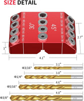 1 x RAW Customer Returns 30 45 90 degree angle drilling aid for angled straight holes, 4 sizes of drill bushings, angle drilling guide, vertical dowel aid, drilling jig, drill guide, mobile drill stand holder bracket - RRP €32.99