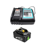 1 x RAW Customer Returns FengWings 18V 5.0Ah BL1850B battery 3A charger DC18RC for Makita LXT BL1830 BL1840 Replace for Makita Radio DMR102 DMR105 DMR108 DUC353Z DUC302Z DLM380Z DLM431Z - RRP €57.47