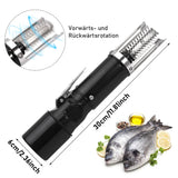 1 x RAW Customer Returns Tongdejing Electric Fish Scraper, Electric Fish Scaler Powerful Electric Fish Scale Battery Fish Scale Cleaner with Gloves, Automatic Fish Scale Remover Seafood Cracker Remover - RRP €42.35