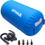 1 x RAW Customer Returns PPXIA Air Roll Inflatable Air Roller, Gym Air Barrel Air Rolls Gymnastic Cylinder, Gymnastic Mat Tumbling Mat Yoga Roll with Pump for Training - RRP €79.66