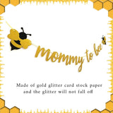 1 x Brand New PRATYUS Mommy to Bee Baby Shower Decorations, Bumblebee Party Supplies with Mommy to Bee Banner, Cake Toppers, Balloons for Birthday Gender Reveal Party with Honey Bee Themes - RRP €12.22