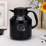 1 x RAW Customer Returns HotTopStar Thermal Coffee Carafe Coffee Pot Household Water Jug Vacuum Insulated Pot Stainless Steel Insulated Vacuum Coffee Carafes Hot Cold Drinks Insulated Jug 1.7L, Black  - RRP €35.99