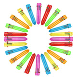 1 x RAW Customer Returns Pen Multicolor 24pcs Multicolor Pen 10-in-1 Transparent Post Retractable Pen for Office School Supplies Students Children - RRP €17.66