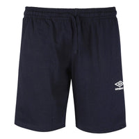 1 x RAW Customer Returns Umbro - Men s Shorts, Sports Shorts in Cotton Ideal for Boxing, Football, Running, Tennis and Gym, Sports Leisure, Cotton Bermudas, Lightweight L, Navy Blue  - RRP €26.2