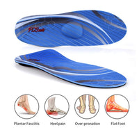 1 x RAW Customer Returns PCSsole Orthopedic Insoles for Work Shoes, Casual, Sports, Comfort for Men and Women Shoe Insoles for Flat Feet, Plantar Fasciitis, Heel Spurs, Foot Pain. Blue, EU40-41. - RRP €21.99