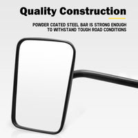 1 x RAW Customer Returns Caravan mirror, caravan mirror, universal mirror, trailer mirror, caravan mirror car, motorhome mirror, car exterior caravan exterior mirror for motorhomes for all common vehicle types - RRP €42.99