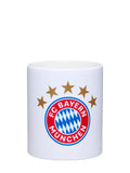 1 x RAW Customer Returns FC Bayern Munich Mug Logo White - RRP €11.71