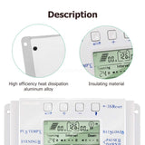 1 x RAW Customer Returns SolaMr 10A Solar Charge Controller 12V 24V Automatic Voltage Detection Solar Panel Intelligent Controller with LCD Display - T10 - RRP €39.46