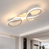 1 x RAW Customer Returns Ceiling lamp LED, 36W 4000LM LED ceiling light modern, creative 2 ring design white LED ceiling lighting for bedroom, living room, kitchen, dining room, warm white light 3000K - RRP €42.28